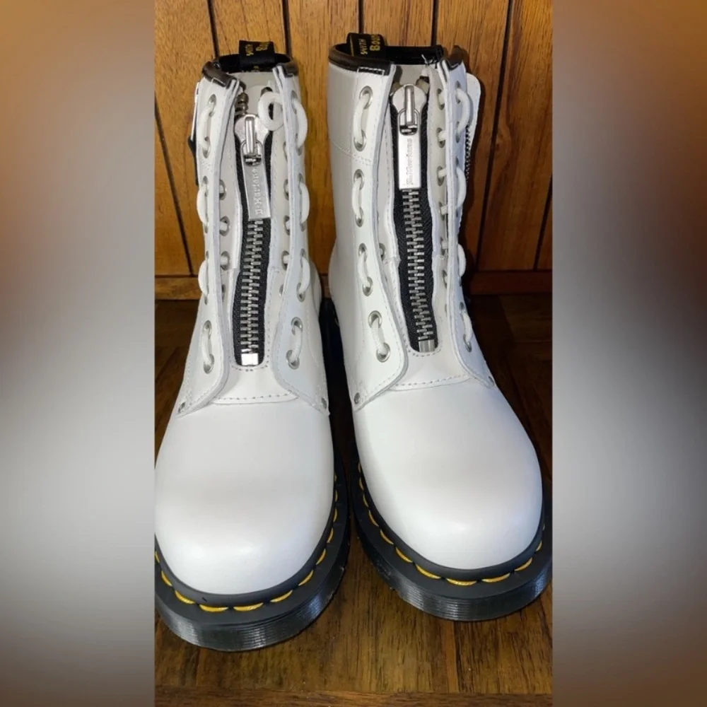 SOLD-NEW DR MARTENS 1460 TWIN ZIP SIZE 8L 7M - Picture 3 of 9